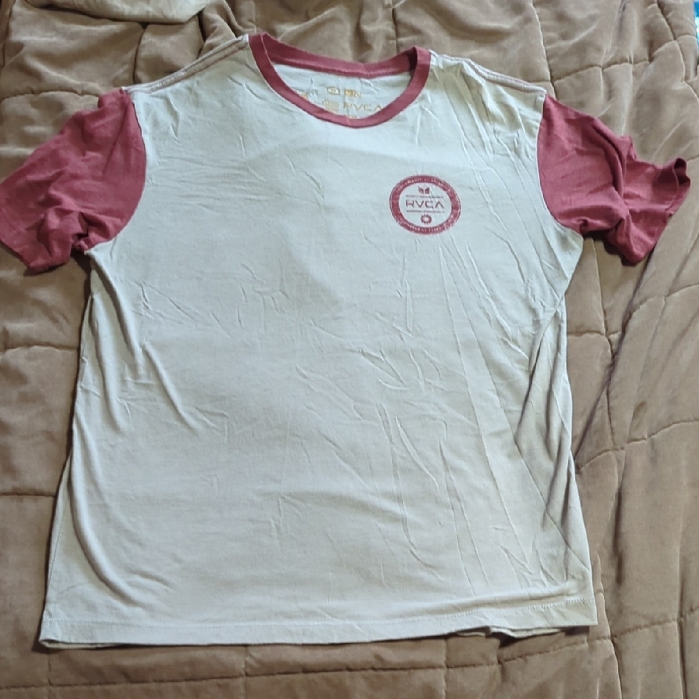 Cream and Red T-Shirt